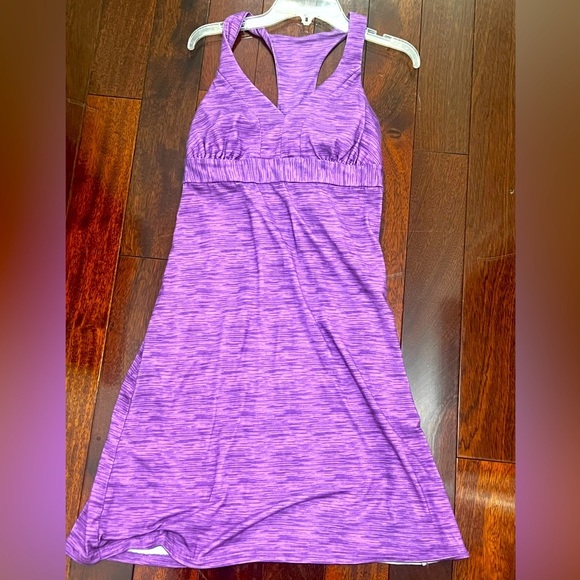 Purple Sleeveless Dress with built in bra - Picture 1 of 3
